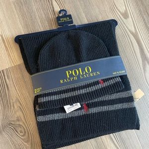 Ralph Lauren  Scarf & Hat set